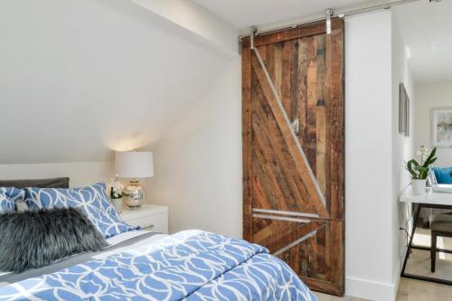 Reclaimed Wood Door to small closet