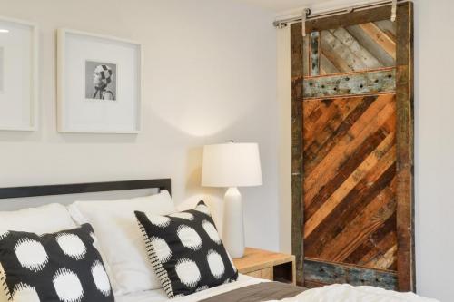 Reclaimed Wood Door to closet