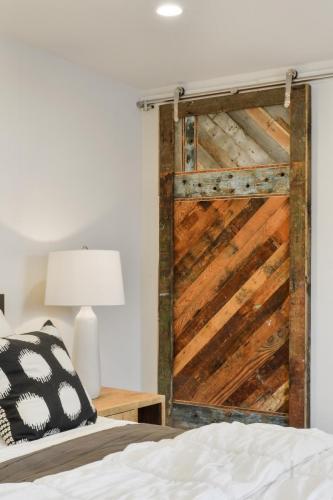 Reclaimed Wood Door to closet