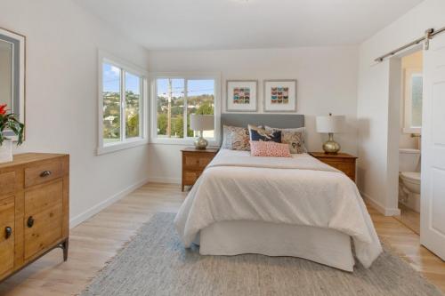 Upstairs bedroom with ensuite bathroom